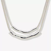 Worthington Silver Tone Silver Tone Strand Necklace