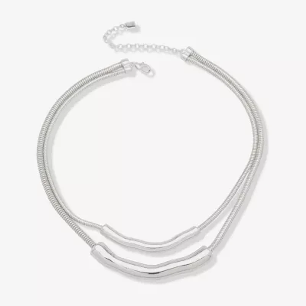 Worthington Silver Tone Silver Tone Strand Necklace