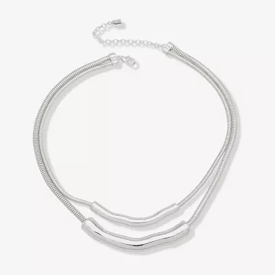 Worthington Silver Tone Silver Tone Strand Necklace