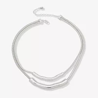 Worthington Silver Tone Silver Tone Strand Necklace