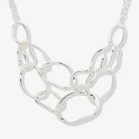 Worthington Silver Tone 17 Inch Cable Strand Necklace
