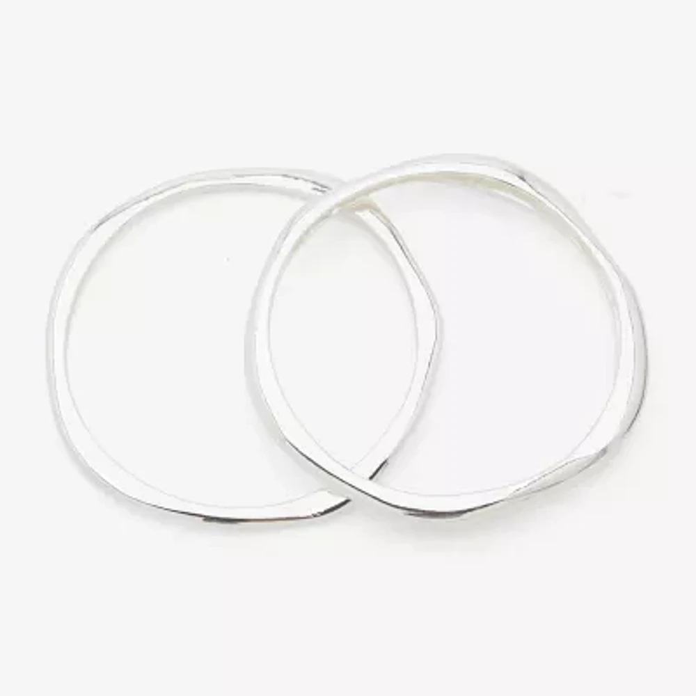 Worthington Silver Tone 2-pc. Bracelet Set