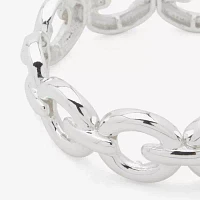 Worthington Silver Tone Womens Stretch Bracelet