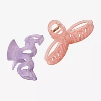 Arizona Pink & Lavender 2-pc. Claw Hair Clip