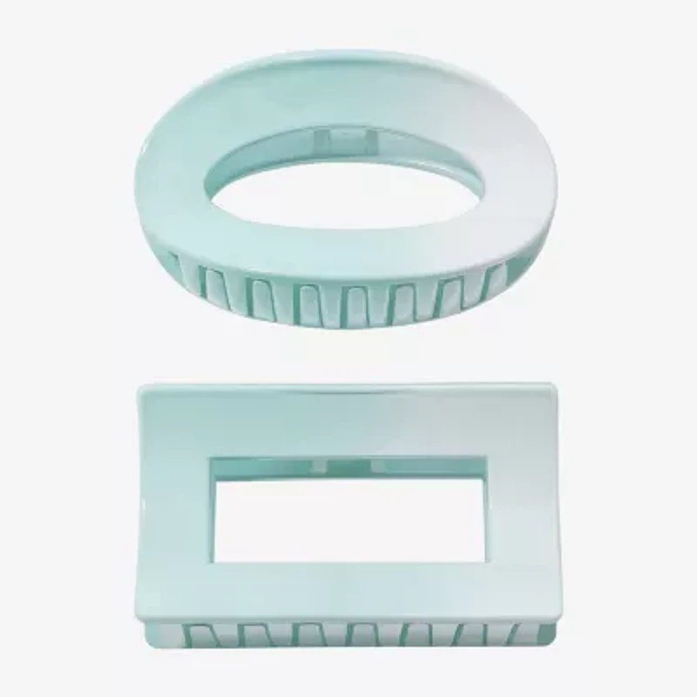 Arizona Light Blue Cut Out 2-pc. Claw Hair Clip