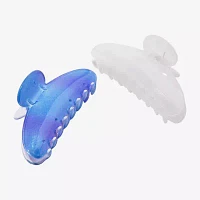 Arizona Half Moon Blue & White 2-pc. Hair Clip