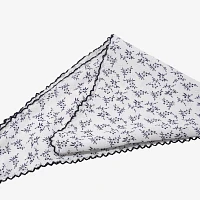 Arizona White & Blue Floral Hair Scarf