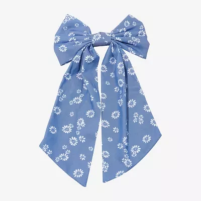 Arizona Floral Denim Hair Bow