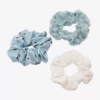 Arizona 3-pc. Light Blue Floral Hair Ties