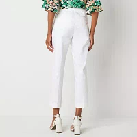 Liz Claiborne-Tall Emma Womens Mid Rise Slim Fit Ankle Pant