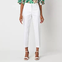 Liz Claiborne-Tall Emma Womens Mid Rise Slim Fit Ankle Pant