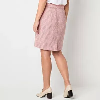 Liz Claiborne Womens Pencil Skirt-Tall