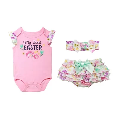 Baby Starters Girls 3-pc. Skirt Set