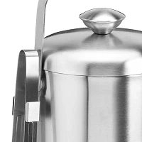 Kraftware Barware Brushed Stainless Steel 3-pc. Ice Bucket