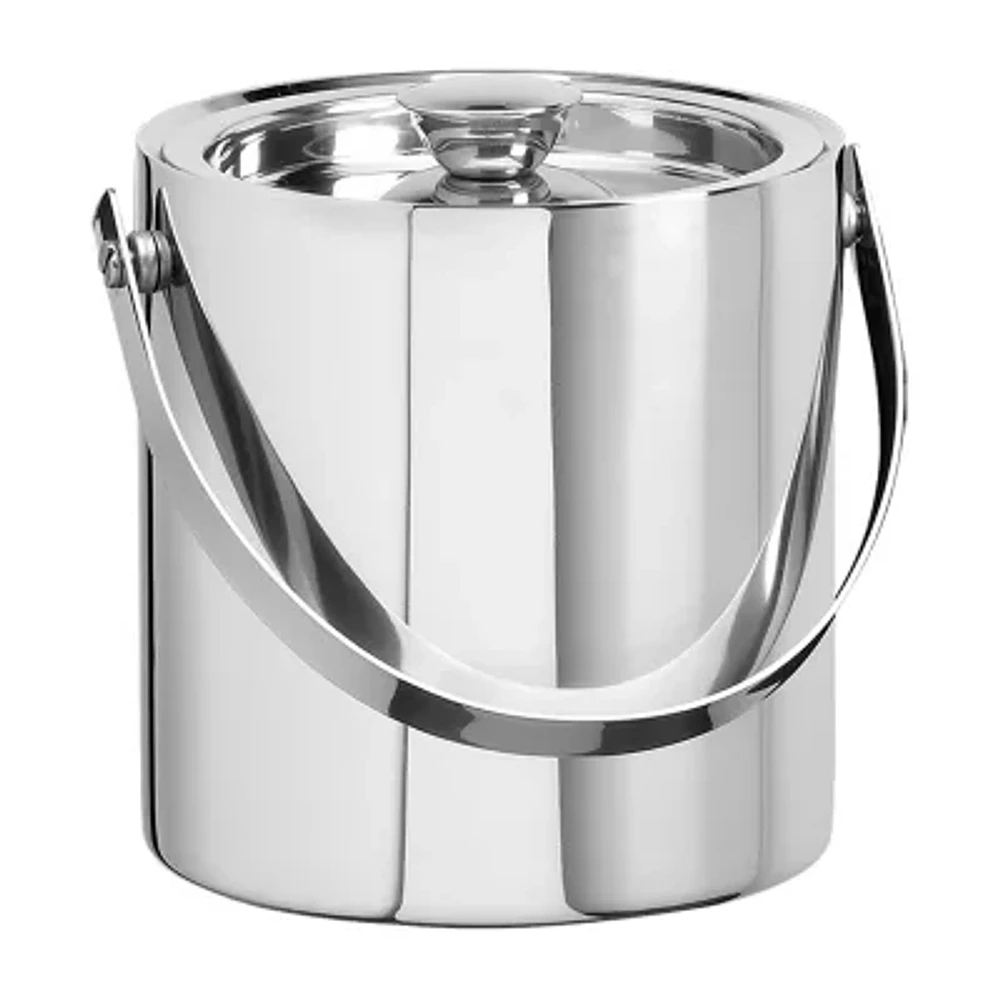 Kraftware Barware Stainless Steel 3-qt. Double Wall Ice Bucket