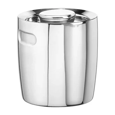 Kraftware Barware Stainless Steel Ergo 2-pc. Ice Bucket