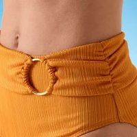 Mynah Womens Lined High Waist Bikini Swimsuit Bottom