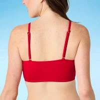 Decree Neon Textured Bralette Bikini Swimsuit Top Juniors