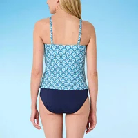 Liz Claiborne Lined Tankini Swimsuit Top