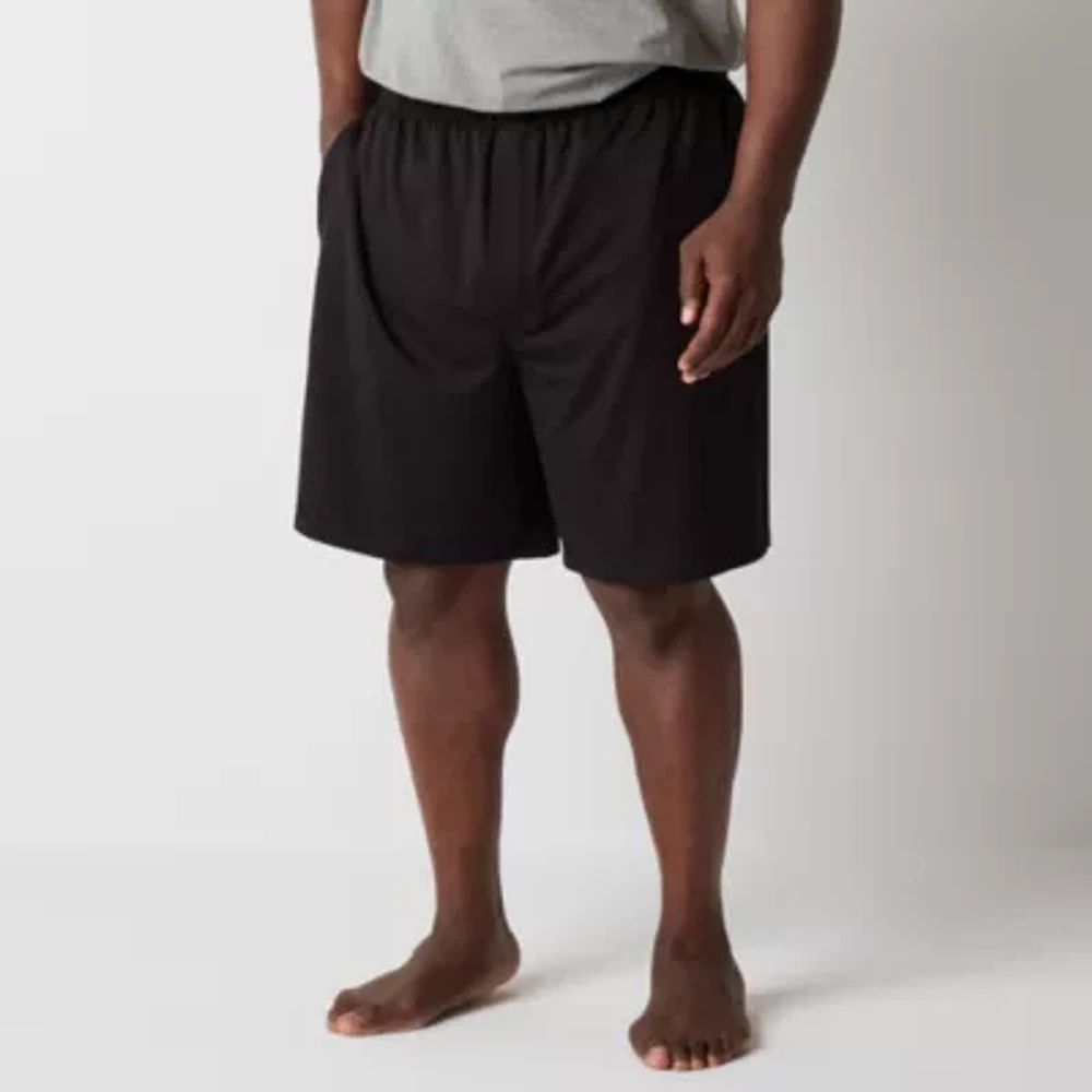 Shaquille O'Neal XLG Mens Big and Tall Knit Pajama Shorts