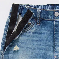 Arizona Juniors Womens Highest Rise Straight Leg Seated Wear Jean