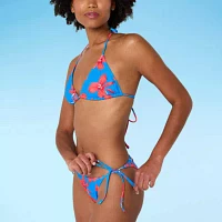 Forever 21 Lined Floral Bikini Swimsuit Bottom Juniors