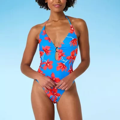 Forever 21 Floral One Piece Swimsuit Juniors