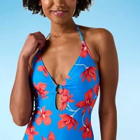 Forever 21 Floral One Piece Swimsuit Juniors