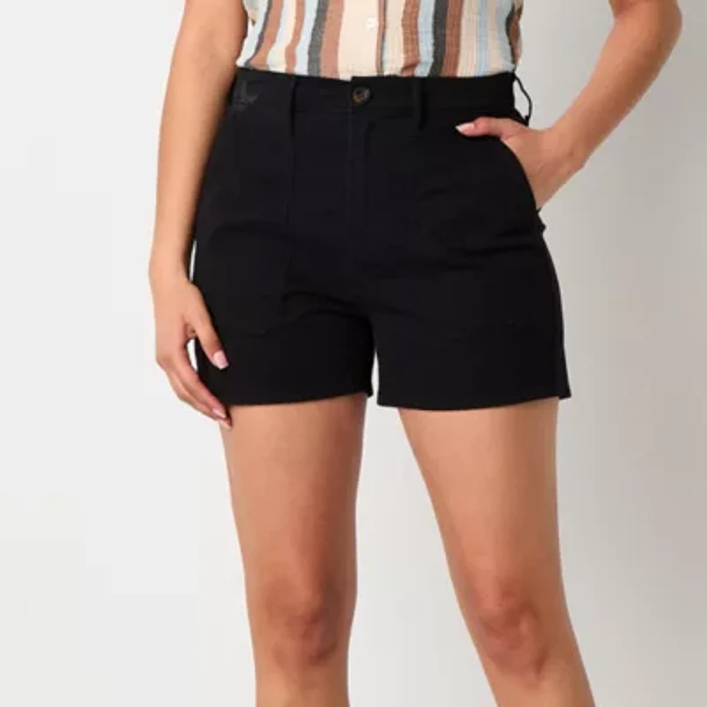 a.n.a Womens Highest Rise 3.5" Utility Chino Short