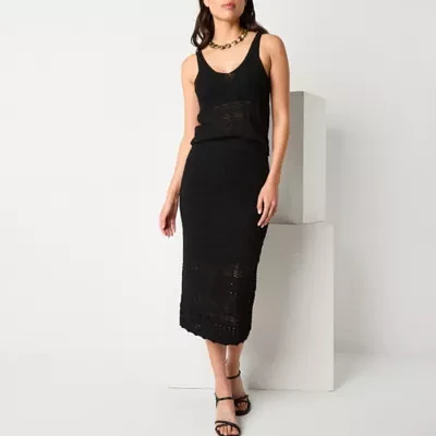 Worthington Womens Sweater Skirt