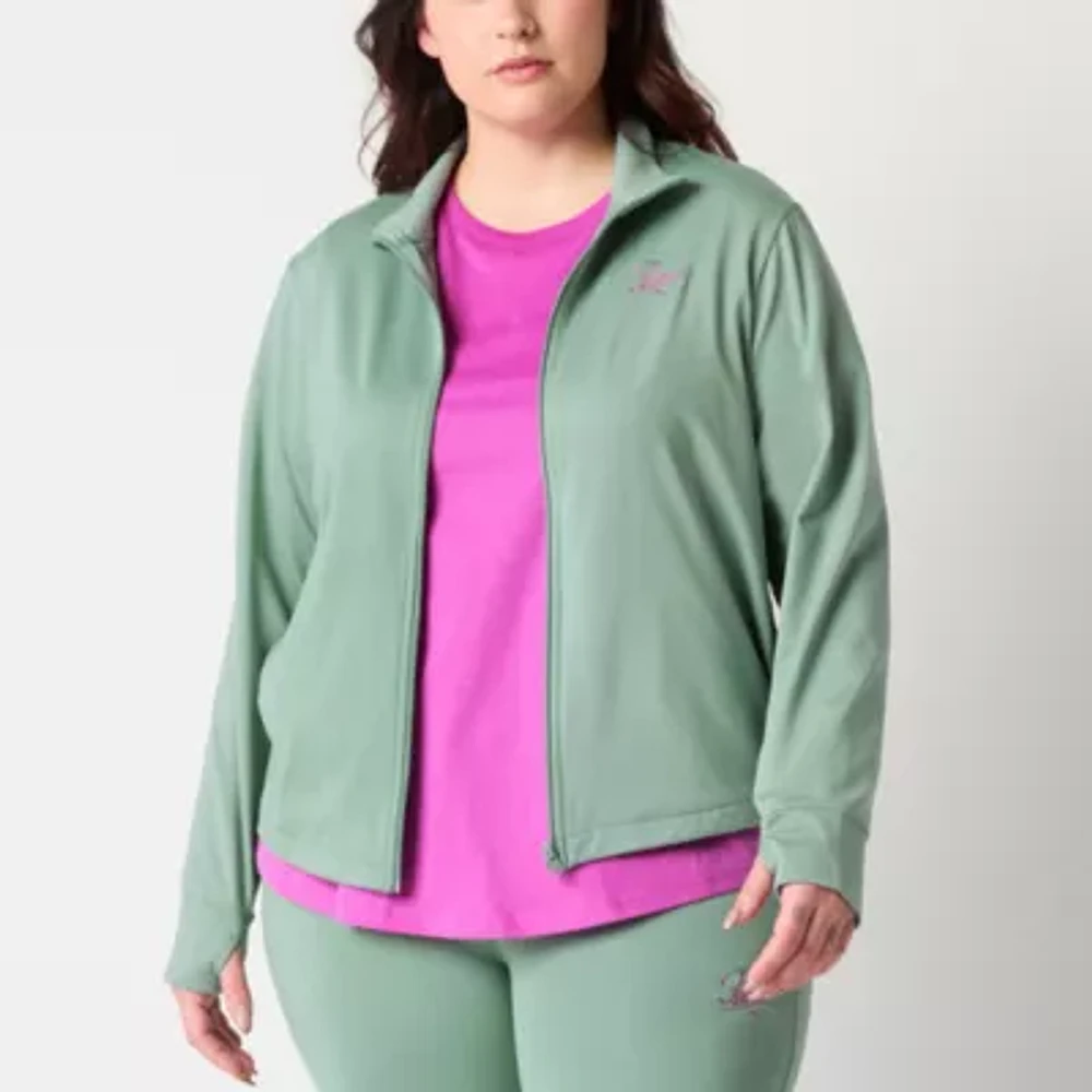 PUMA Womens Plus Lightweight Track Jacket