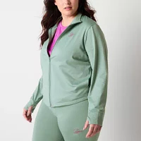 PUMA Womens Plus Lightweight Track Jacket