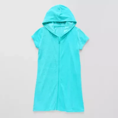 Thereabouts Terry Little & Big Girls Swimsuit Cover-Up Dress