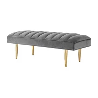 Nicole Miller Denver Upholstered Bench