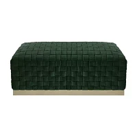 Nicole Miller Satine Upholstered Bench