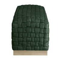 Nicole Miller Satine Upholstered Bench