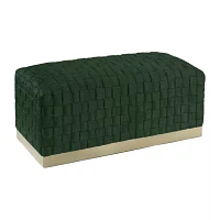 Nicole Miller Satine Upholstered Bench