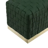 Nicole Miller Satine Upholstered Bench