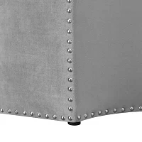 Nicole Miller Fiorella Upholstered Ottoman