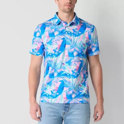 St. John's Bay Performance Mens Classic Fit Short Sleeve Polo Shirt