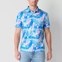 St. John's Bay Performance Mens Classic Fit Short Sleeve Polo Shirt