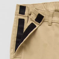 St. John's Bay Stretch Chino Mens Easy-on + Easy-off Seated Wear Adaptive Straight Fit Flat Front Pant