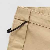 St. John's Bay Stretch Chino Mens Easy-on + Easy-off Seated Wear Adaptive Straight Fit Flat Front Pant