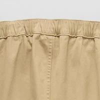 St. John's Bay Stretch Chino Mens Easy-on + Easy-off Seated Wear Adaptive Straight Fit Flat Front Pant