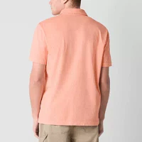 Arizona Mens Short Sleeve Washed Polo Shirt
