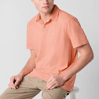Arizona Mens Short Sleeve Washed Polo Shirt