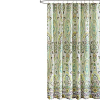 Intelligent Design Ellie Printed Shower Curtain	