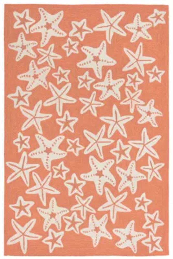 Liora Manne Capri Starfish Indoor/Outdoor Runner Rug