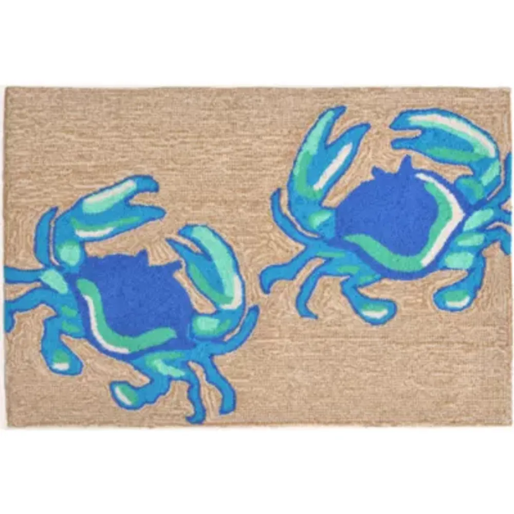 Liora Manne Frontporch Crabs Indoor/Outdoor RunnerRug