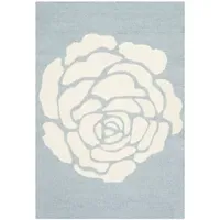 Safavieh Dacre Floral Wool Indoor Rectangular Area Rug